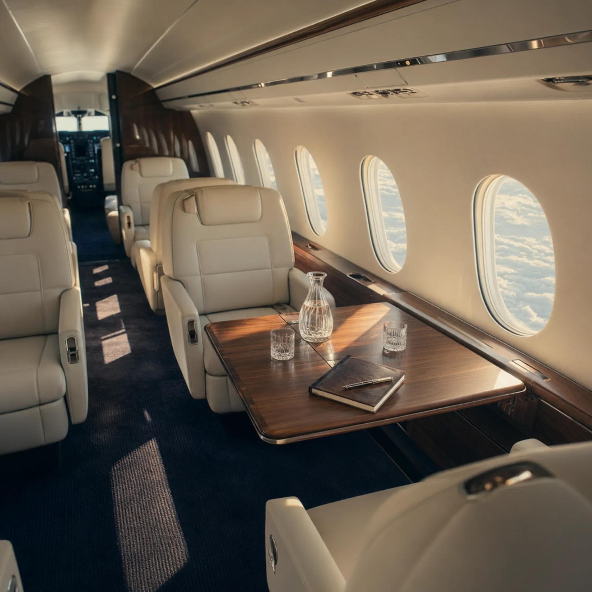 Gulfstream G700 cabin interior